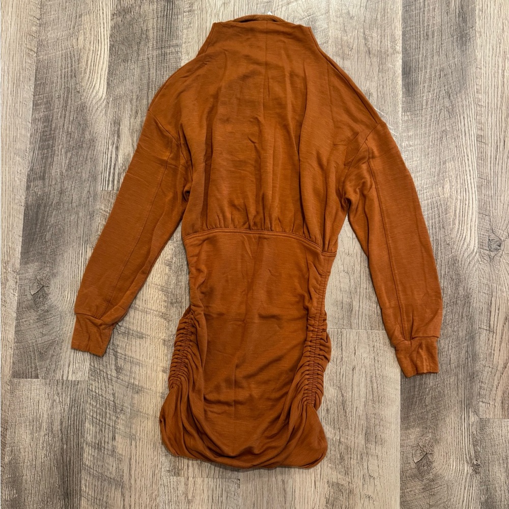 Daily Practice Orange Dress With Cutout In Back Size M